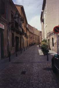 La Rua Vieja de Logro�o, donde se encuentra el Albergue de Peregrinos, uno de los mejores del Camino.
