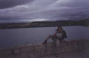 Anita en el Pantano de la Grajera