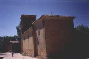 Construcci�n t�pica de adobe.